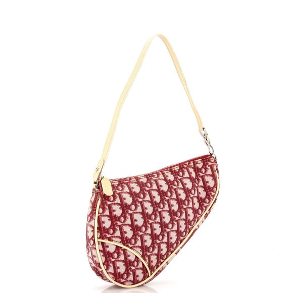 Christian Dior Vintage Saddle Bag #80192C10B - Picture 2 of 9